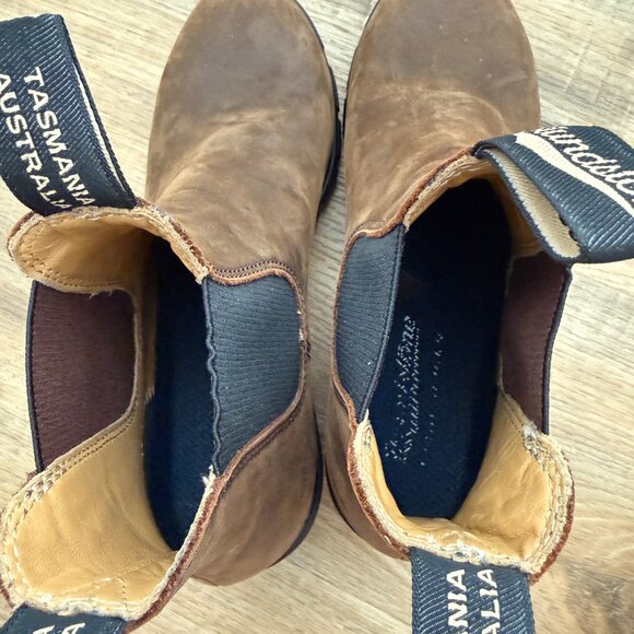 Blundstone 1673 Women's Heeled Chelsea Boot Brown Cabincore US 8.5 - Picture 7 of 10